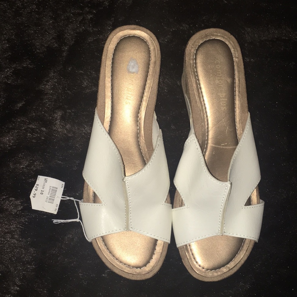 Brand new wedge sandals